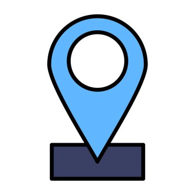 Pin Vector Icon Design