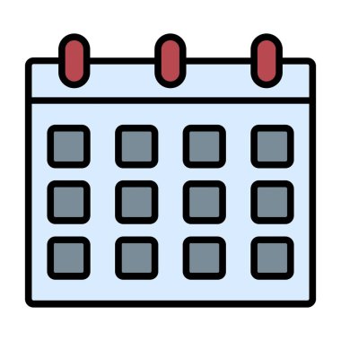 Takvim vektör simgesi tasarım