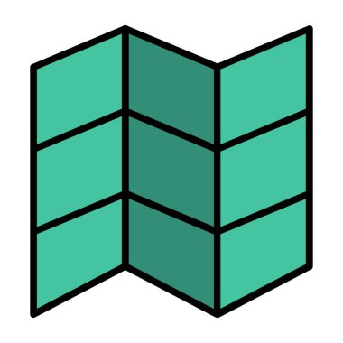 Map Vector Icon Design