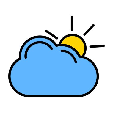 Hava Vektörü Simgesi Tasarımı