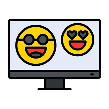 Reaction Vector Icon Design