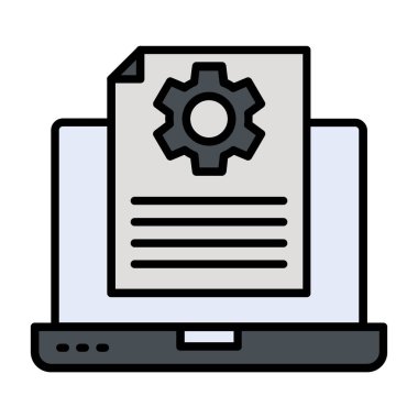 Content Management Vector Icon Design