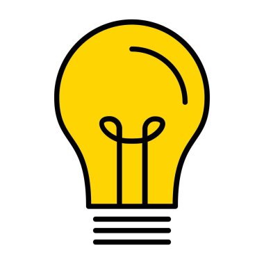 Light Bulb Vector Icon Design