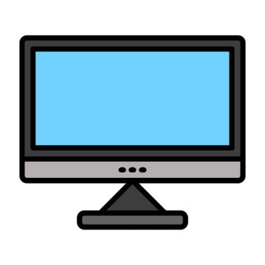 Monitor Vector Icon Design