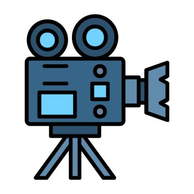 Video Camera Vector Icon Design