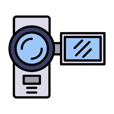 Video Camera Vector Icon Design