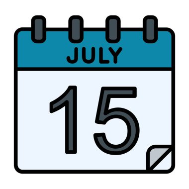 15 Temmuz Vektör Simgesi Tasarımı