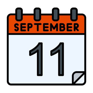 11 Eylül Vektör Simgesi Tasarımı