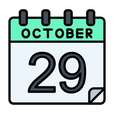 29 Ekim Vektör Simgesi Tasarımı