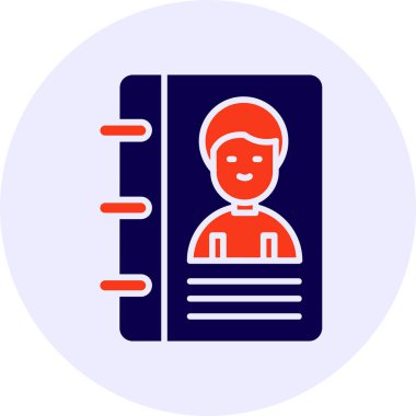 Kişiler Vektör Simgesi Tasarımı