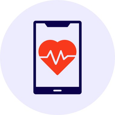  Günlük Sağlık Uygulaması Vektör Simgesi Tasarımı