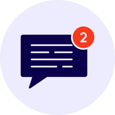 İleti vektör simgesi tasarım