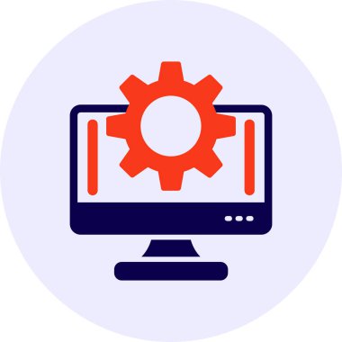Monitor Vector Icon Design