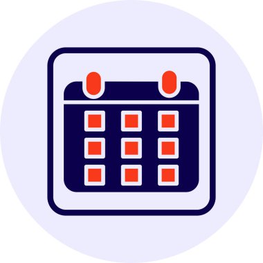 Takvim vektör simgesi tasarım