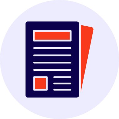 Yayınlama Vektörü Simgesi Tasarımı