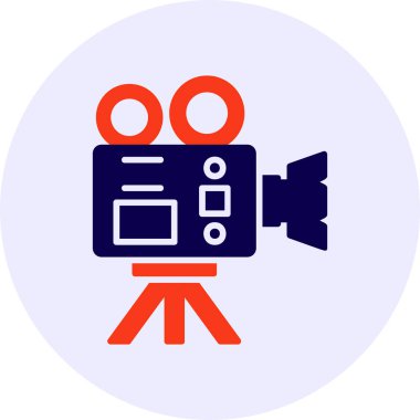Video Camera Vector Icon Design