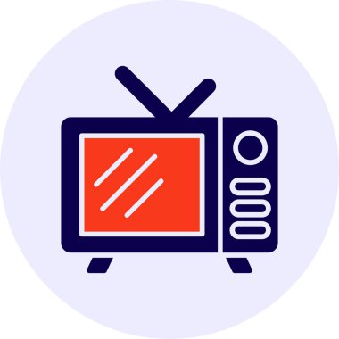 Television Vector Icon Design