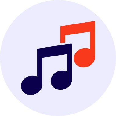 Müzik Vektörü Simgesi Tasarımı