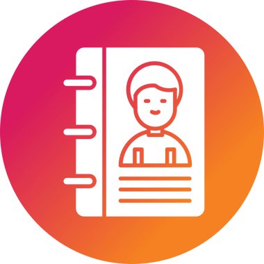 Kişiler Vektör Simgesi Tasarımı