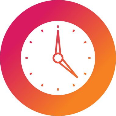 Saat vektör simge tasarımı