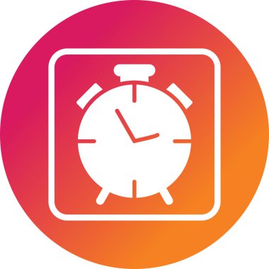 Bir Alarm simgesinin vektör çizimi 