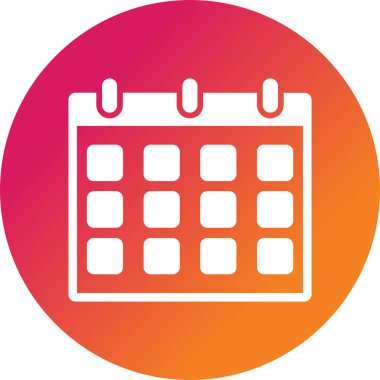 Takvim vektör simgesi tasarım