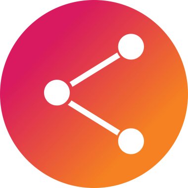 simgesi tasarım paylaşmak, illüstrasyon vektör 