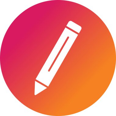 kalem simgesi tasarım, vektör çizim 