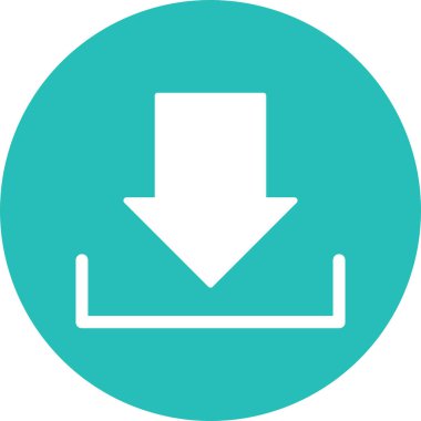 ok aşağı indirme simgesi Doldurulmuş dış hat biçimi