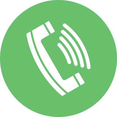 Telefon düz simge vektörü