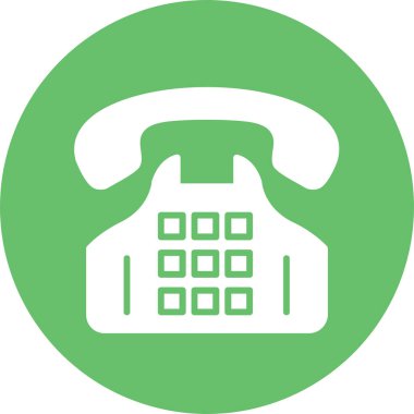 telefon düz vektör simgesi