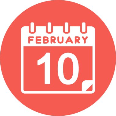 10 Şubat tarihli takvim