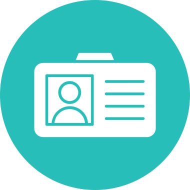 Id Card Vector Icon Design