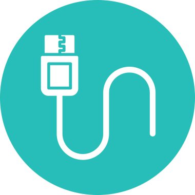 Usb Bağlantısının vektör illüstrasyonu