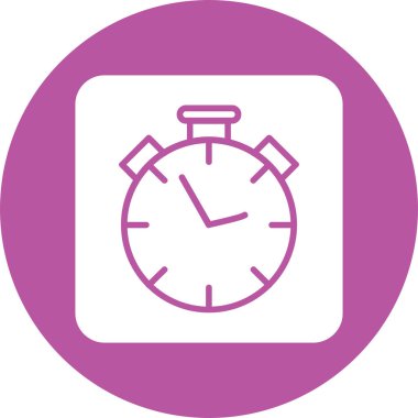 Kişisel ve ticari kullanım için zamanlayıcı vektör simgesi