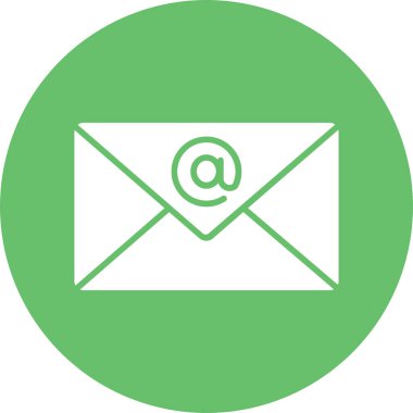 e-posta ileti simgesi ana hat biçiminde