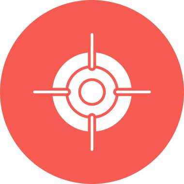 Hedef vektör simgesi tasarım