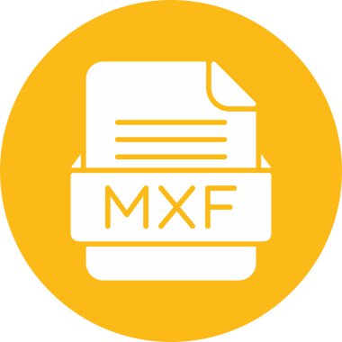 MXF Dosya Biçimi Vektör Simgesi