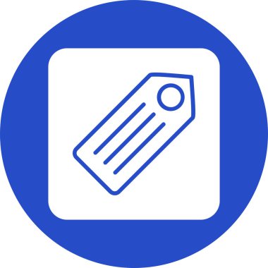 Etiket vektör simgesi tasarım