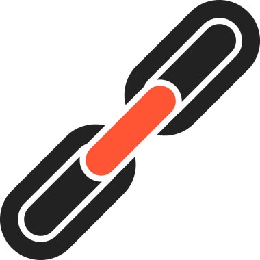 bağlantı simgesi, vektör illüstrasyonu