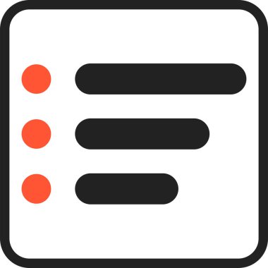 Menü Simgesi, Vektör illüstrasyonu