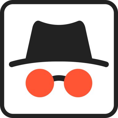 Takma ad simgesi, vektör illüstrasyonu