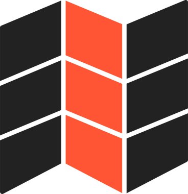 Harita simgesi, vektör illüstrasyonu