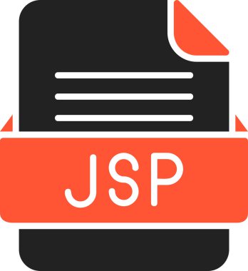 JSP Dosya Biçimi Vektör Simgesi