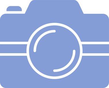 Kamera. Web simgesi basit illüstrasyon