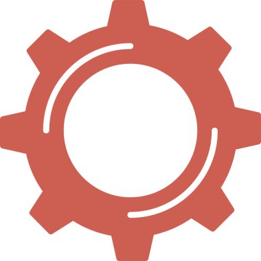 Cog dişlisi izole edilmiş ikon vektör illüstrasyon tasarımı