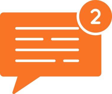 ileti ikonu vektör illüstrasyonu