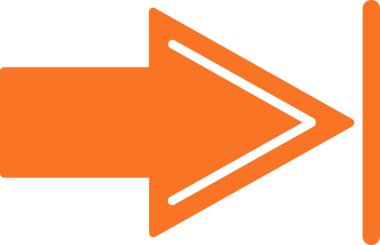 yön ok vektör simgesi. 