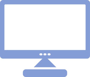 ekran simgesi, vektör illüstrasyonunu izle