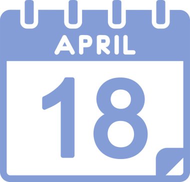 18 Nisan tarihi ile takvim